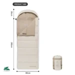 Envelope Hooded Cotton Sleeping Bag4